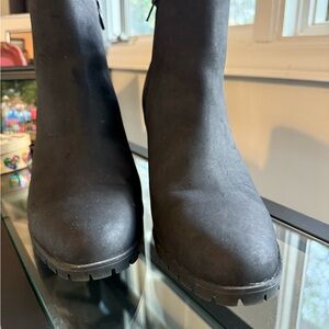 Kellie & Katie Charcoal Booties